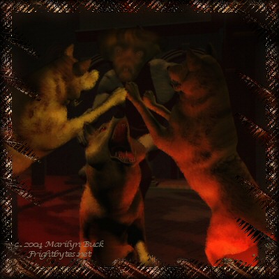 Hell Hounds, copyright 2004 M. Buck