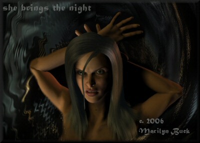She Brings The Night, copyright 2006 M. Buck